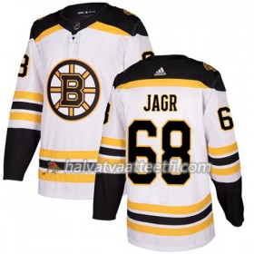 Naisten NHL Boston Bruins Pelipaita Jaromir Jagr 68 Adidas 2017-2018 Valkoinen Authentic